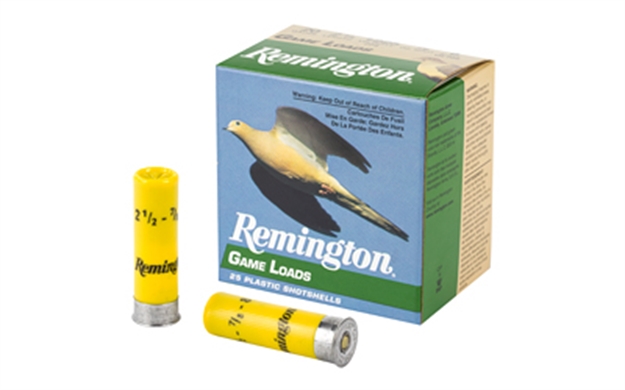 Picture of Remington Game Load Shotshell 20 Ga, 2-3/4 In, No. 8, 7/8Oz, 2-1/2 Dr, 1225 Fps, 25 Rnd Per Box GL208