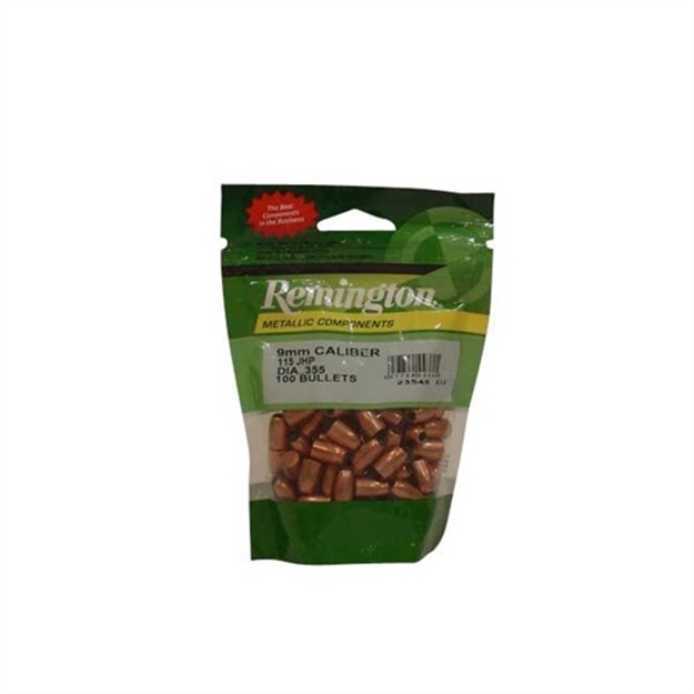 Picture of Rem Pistol Bullet 23545 9Mm Cal .355 115Gr Jhp