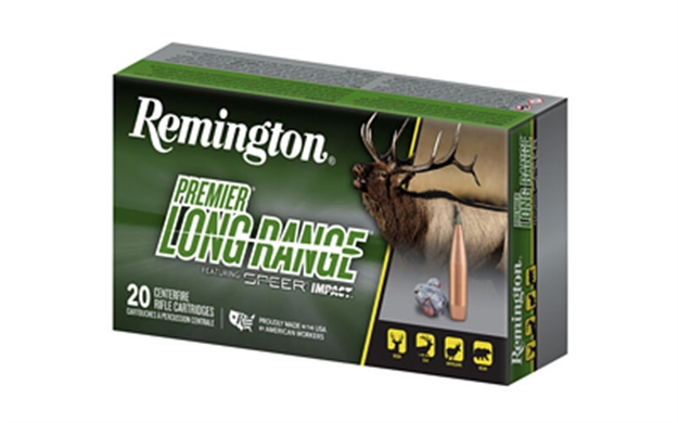 Picture of  Remington Ammunition R21347 Premier Long Range 300Rum 190Gr Speer Impact 20 Per Box/10 Case