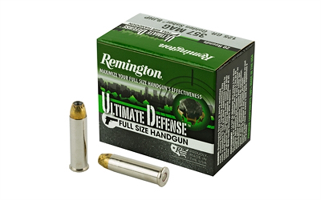 Picture of Remington Ultimate Defense Pistol Ammo Full Size HG 357Mag 125Gr Bjhp HD357MA 047700474007