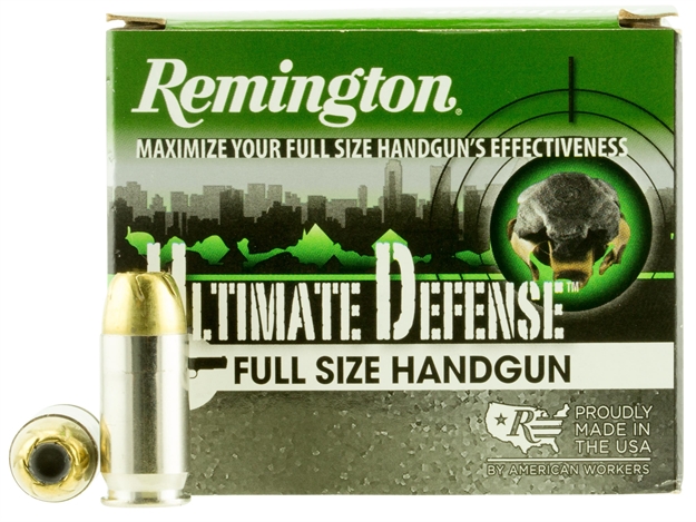 Picture of Remington Ultimate Defense Pistol Ammo Full Size HG 45Acp +P 185Gr Bjhp HD45APC