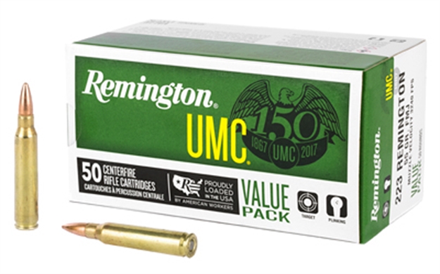 Picture of Remington Ammunition 23966 Umc Value Pack 223Rem 55Gr Full Metal Jacket 50 Per Box/8 Case L223R3V