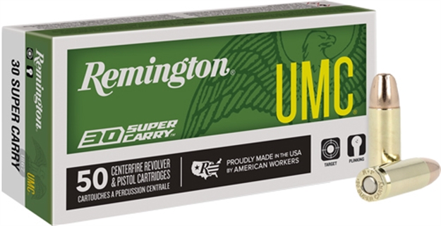Picture of Rem Umc 30 Super Carry 100Gr Fmj 50Rd 20Bx/Cs R20015 047700487205