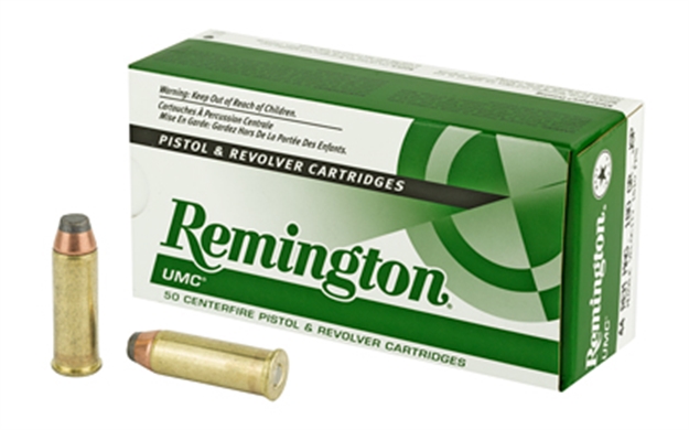 Picture of Remington Ammunition 23744 Umc  44Remmag 180Gr Jacketed Soft Point 50 Per Box/10 Case L44MG7 047700169101