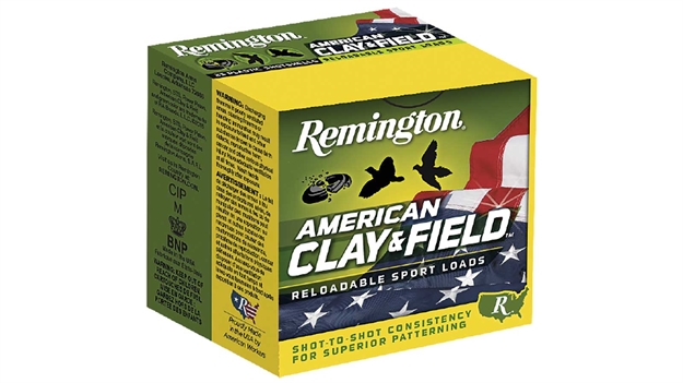 Picture of Rem Shotshell 20386 12Ga 2.75'' 3Dr American Clay & Field 25/Bx