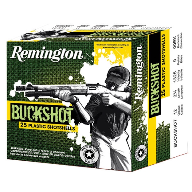 Picture of Remington Express Shotgun Ammo 12 Ga, 2-3/4 In, 4B, 27 Pellets, 1325 Fps, 5 Rounds, Boxed 12B4