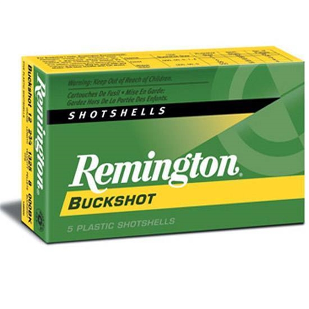 Picture of Remington Express Magnum Shotgun Ammo 12 Ga, 2-3/4 In, 00B, 12 Pellets, 1290 Fps, 5 Rounds, Boxed 12SB00