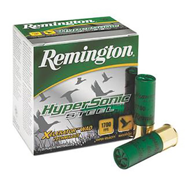 Picture of Remington Hypersonic Steel Shotshell 12 Ga, 3 In, No. Bb, 1-1/4Oz, 1700 Fps, 25 Rnd Per Box HSS12MB