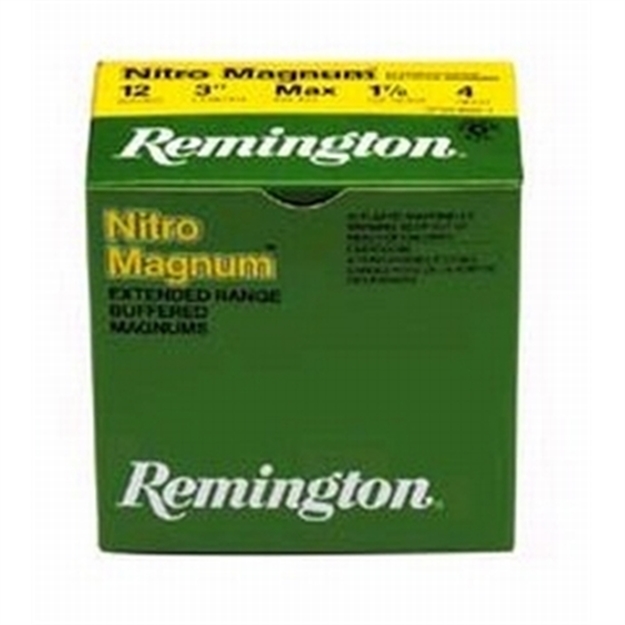 Picture of Remington 12G 3" 1-5/8 #4 Nitro Mag