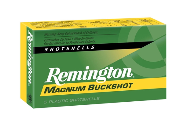 Picture of Remington Express Magnum Shotgun Ammo 12 Ga, 3 In, 4B, 41 Pellets, 1225 Fps, 5 Rounds, Boxed 12HB4
