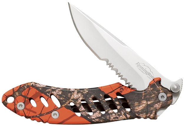 Picture of Remington 19768 F.A.S.T. Folder Stainless Straight/Serrated Edge Combo Blade