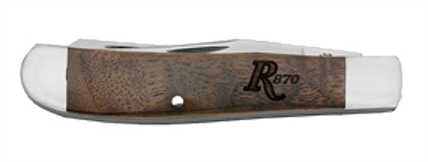 Picture of Remington 19973 870 Heritage Folder 440A Stainless Clip Point Blade Amer Walnut