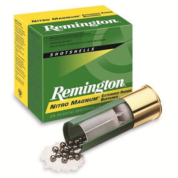 Picture of Remington Nitro Mag Buffered Magnum Loads Shotshell 20 Ga, 2-3/4 In, No. 6, 1-1/8Oz, Max Dr, 1175 Fps NM20S6