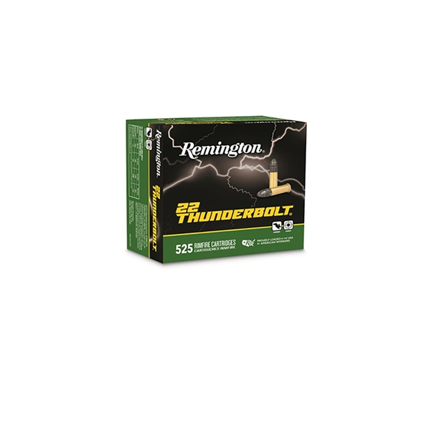 Picture of  Remington Ammunition R21271 Thunderbolt Bulk 22Lr 40Gr Lead Round Nose 525 Per Box/12 Case 047700212715