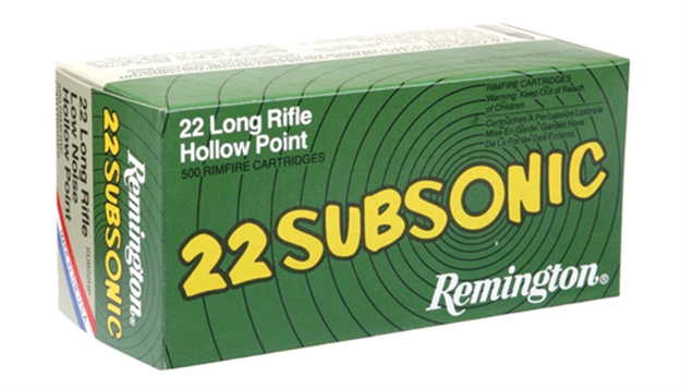 Picture of Remington 22Lr 38Gr HP Subsonic