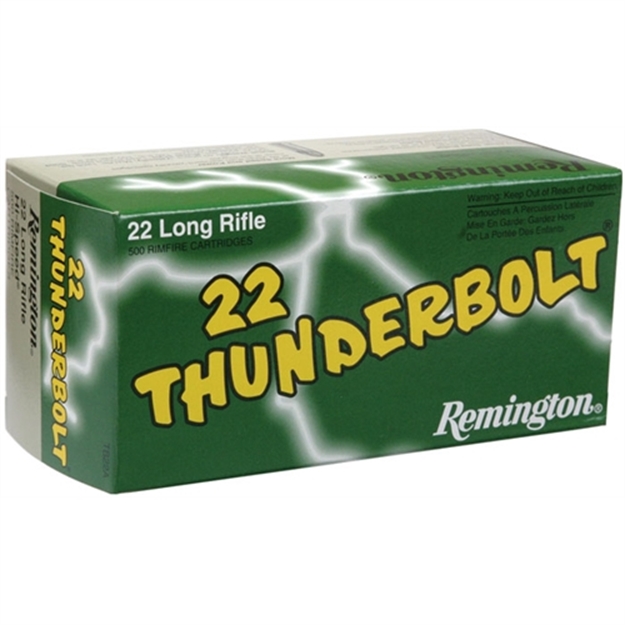 Picture of Remington Ammunition 21241 Thunderbolt Bulk 22Lr 40Gr Round Nose 500 Per Box/10 Case TB-22B 047700481906