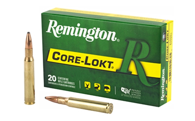 Picture of Remington Ammunition 27826 Core-Lokt  30-06Springfield 150Gr Pointed Soft Point Core-Lokt 20 Per Box/10 Case R30062