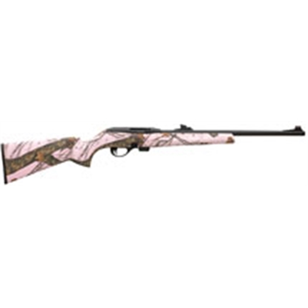 Picture of Remington 597 Semi Auto Rifle 22 Lr, Rh, 20 In, Mossy Oak Pink Camo, Syn Stk, 10+1 Rnd