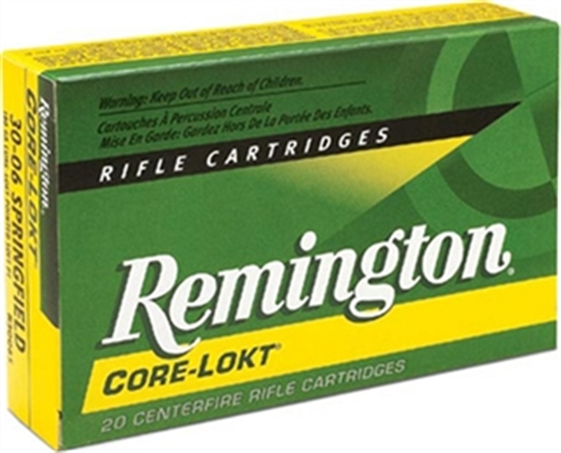 Picture of Remington Core-Lokt Rifle Ammo 7Mm Rem Mag, Psp, 140 Grains, 3175 Fps, 20, Boxed R7MM4