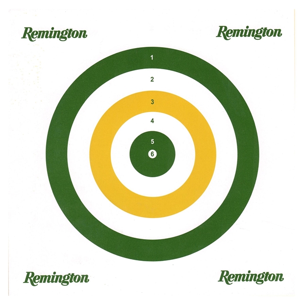 Picture of Remington Airguns 89335 Paper Airgun Targets 25 Count Lead Pellets Only