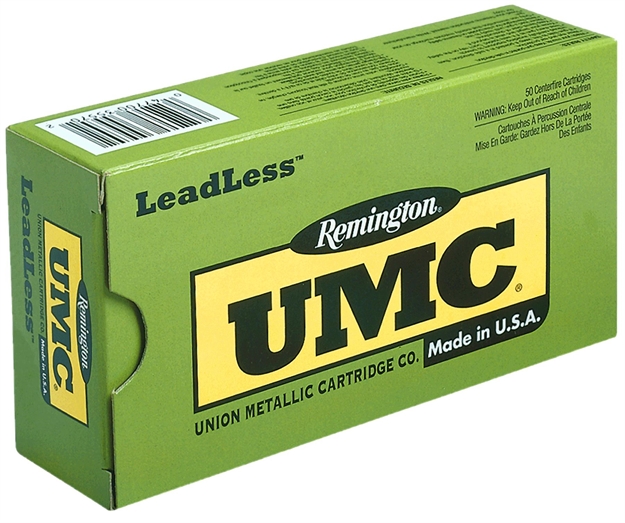 Picture of Remington Ammunition 23791 Umc Leadless 40S&W 180Gr Flat Nose Enclosed Base 50 Per Box/10 Case 047700355405 -