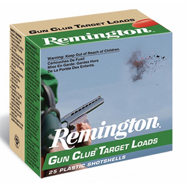 Picture of  Remington Ammunition 20241 Gun Club  12 Gauge 2.75" 1 OZ 8 Shot 25 Per Box/ 10 CS