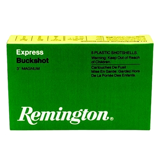 Picture of Remington Express Magnum Shotgun Ammo 12 Ga, 3 In, 4B, 41 Pellets, 1225 Fps, 5 Rounds, Boxed 12HB4 047700020808