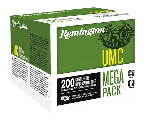 Picture of  Remington Ammunition 20107 Umc Mega Pack 300Blackout 150Gr Full Metal Jacket 200 Per Box/1 Case *Loose 047700487502