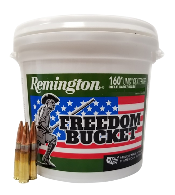 Picture of  Remington Ammunition 26857 Umc Freedom Bucket 300Blackout 150Gr Full Metal Jacket 160 Per Box/4 Case 047700486604
