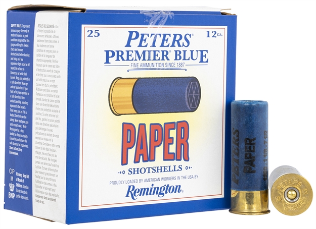 Picture of  Remington Ammunition 28751 Peters Paper  12 Gauge 2.75" 1 1/8 OZ 1200 Fps 8 Shot 25 Bx/10 CS