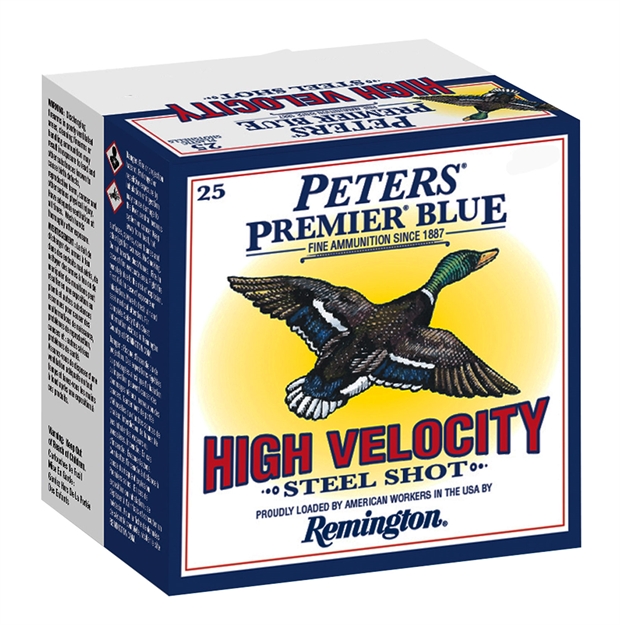 Picture of Remington Ammunition 28799 Premier Blue  12 Gauge 3" 1 1/4 OZ BB Shot 25 Bx/ 10 CS