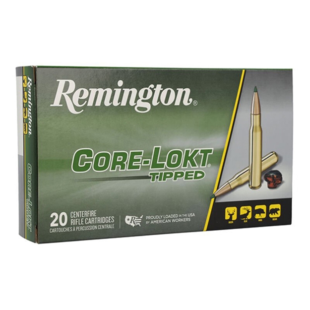 Picture of  Remington Ammunition 29027 Core-Lokt Tipped 30-06Springfield 150Gr Core-Lokt Tipped 20 Per Box/10 Case