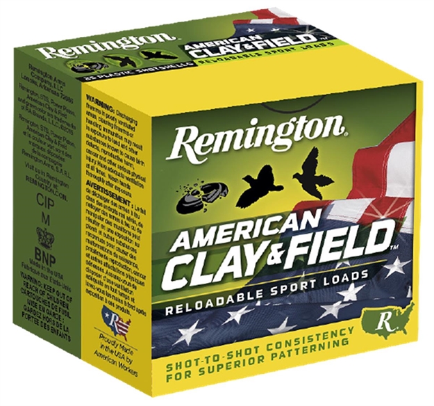 Picture of Remington Ammo Amer Clay&Fld 12Ga 2 3/4 3Dr 1 1/8Oz #8 HT128 047700520117