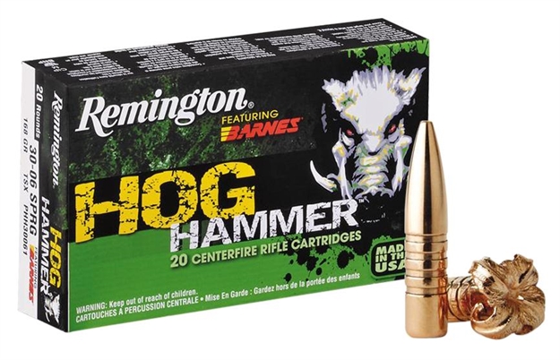 Picture of Remington Ammunition Phhrs12 Hog Hammer 12 Gauge 3" 7/8 OZ Slug Shot 5 Bx/ 50 CS