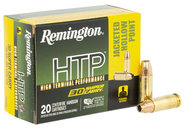 Picture of  Remington Ammunition R20019 Htp  30Supercarry 100Gr Jacketed Hollow Point 20 Per Box/10 Case 047700487106