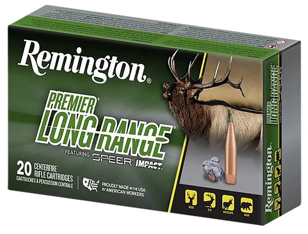 Picture of  Remington Ammunition R21347 Premier Long Range 300Rum 190Gr Speer Impact 20 Per Box/10 Case 047700485904