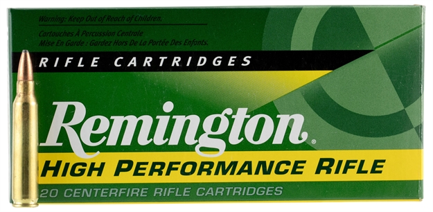 Picture of Remington Ammunition 28399 High Performance Rifle 223Rem 55Gr Pointed Soft Point 20 Per Box/10 Case R223R1
