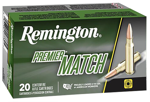 Picture of Remington Ammunition 27686 Premier Match 223Rem 77Gr Sierra Matchking Bthp 20 Per Box/10 Case RM223R3 047700391304