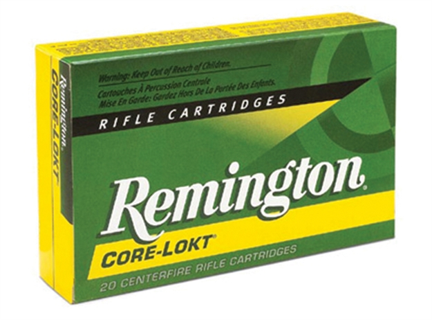 Picture of Remington Core-Lokt Rifle Ammo 32 Win Special, Sp, 170 Grains, 2250 Fps, 20, Boxed R32WS2