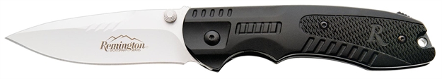 Picture of Remington Cutlery 11601 R51 Folder 3.25" 440 Stainless Mod Clip Point Blk Alum