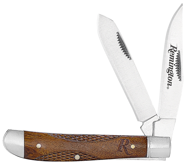 Picture of Remington Cutlery Cutlery Woodland 3.5" Trapper Wood/Ss< 15658