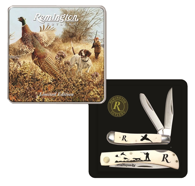 Picture of Remington Cutlery Flushing Pheasant 2-Knife Set W/Tin