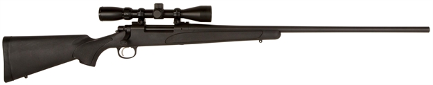 Picture of Remington 700 Adl Bolt Action Rifle Combo W/ 3-9X40 Scope, 7Mm Rem Mag, 26", Black Synthetic 27097