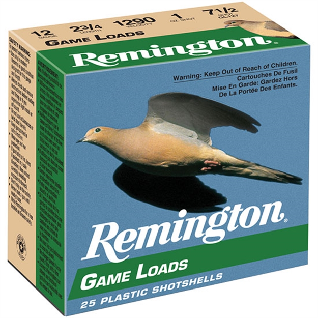 Picture of Remington Game Load Shotshell 16 Ga, 2-3/4 In, No. 7-1/2, 1Oz, 2-1/2 Dr, 1200 Fps, 25 Rnd Per Box GL167