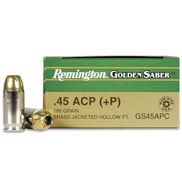 Picture of Remington Gsn45apc Golden Saber Black Belt Pistol Ammunition 45 Acp 230 Gr. Bbjhp 20 RD BX