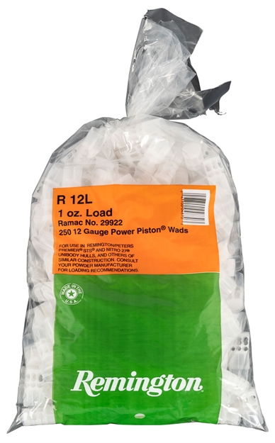 Picture of Remington Hunting Shotshell Wads 12 GA 1Oz 250Ct