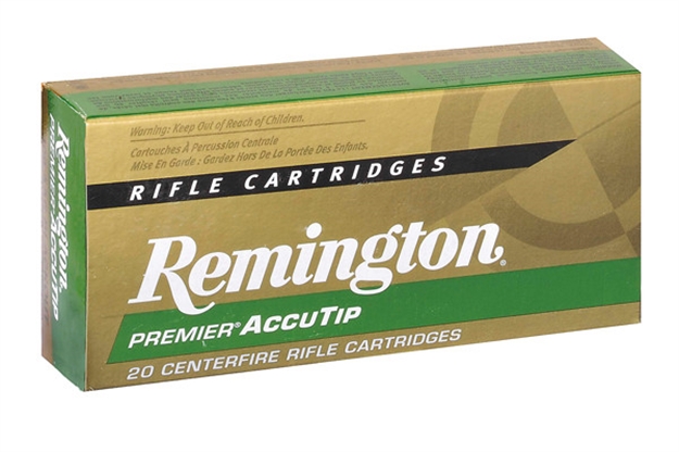 Picture of Remington Premier Accutip Rifle Ammo 30-06 Spr, Accutip/Boat Tail, 180 Grains, 2725 Fps, 20, Boxed