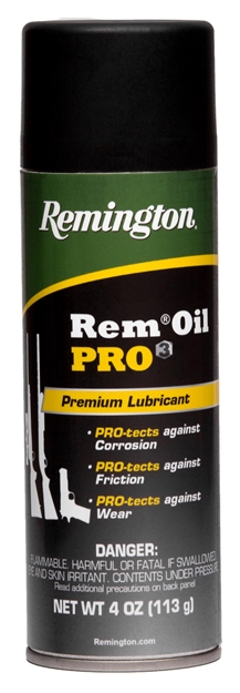 Picture of Remington Rem Oil Pro3 Premium Lubricant & Protectant, 4 Oz. Aerosol 18918 047700189185