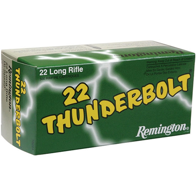 Picture of Remington Ammunition 21238 Thunderbolt Rimfire 22Lr 40Gr Round Nose 50 Per Box/100 Case TB22A