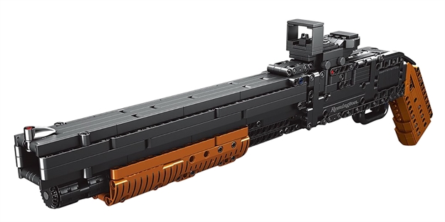 Picture of Remington Toys Rm-1002 Remington Building Blocks Shotgun Black W/Brown Trim Plastic 21" Long X 5.7"Tall Age 14+